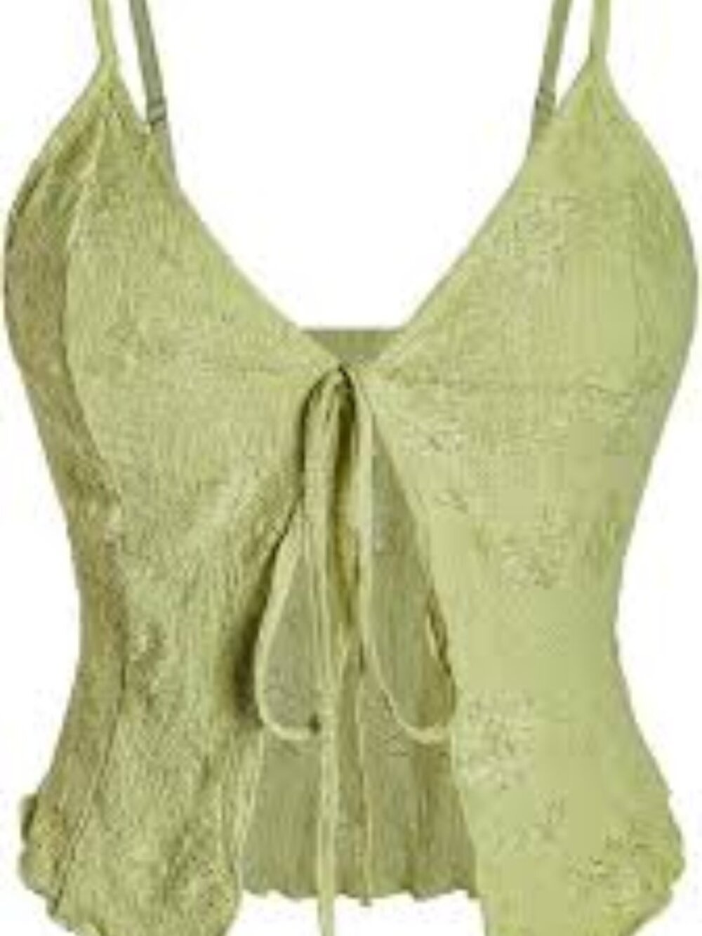 CIDER Y2K green top